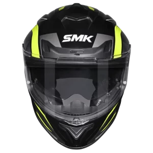 SMK Helmet Typhoon Azonix GL263 – Gloss Black Hi-Viz