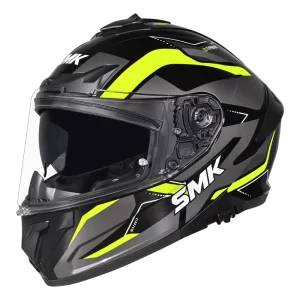 SMK Helmet Typhoon Azonix GL263 – Gloss Black Hi-Viz