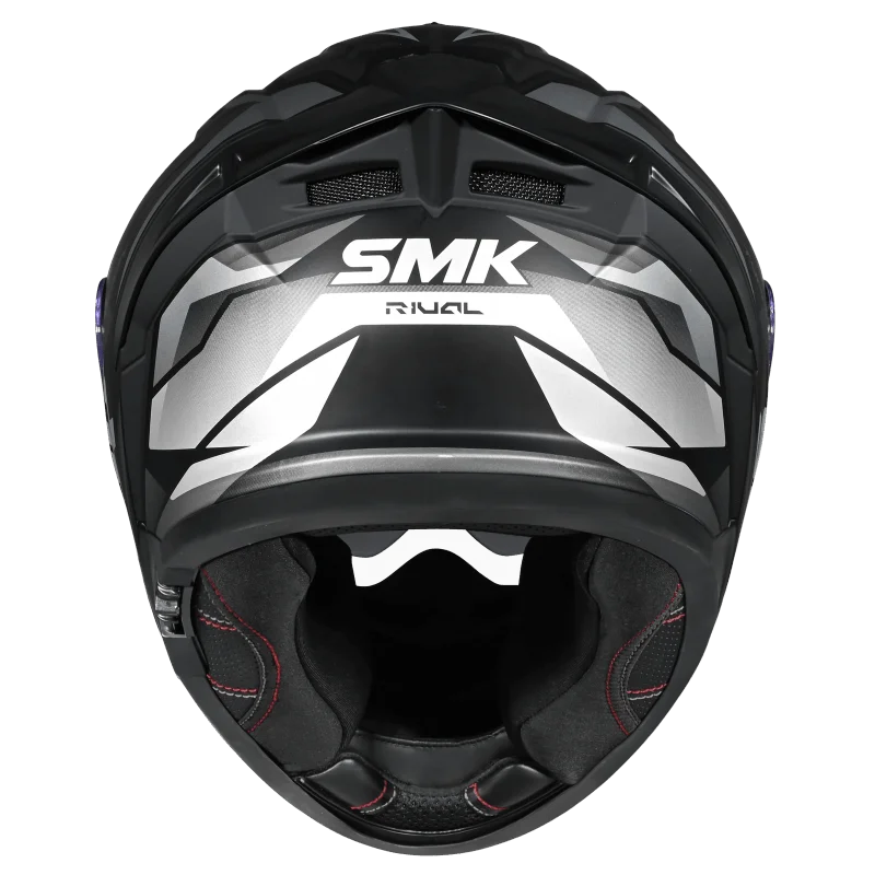 SMK Helmet Typhoon Rival MA266 - Matt Grey - Image 3