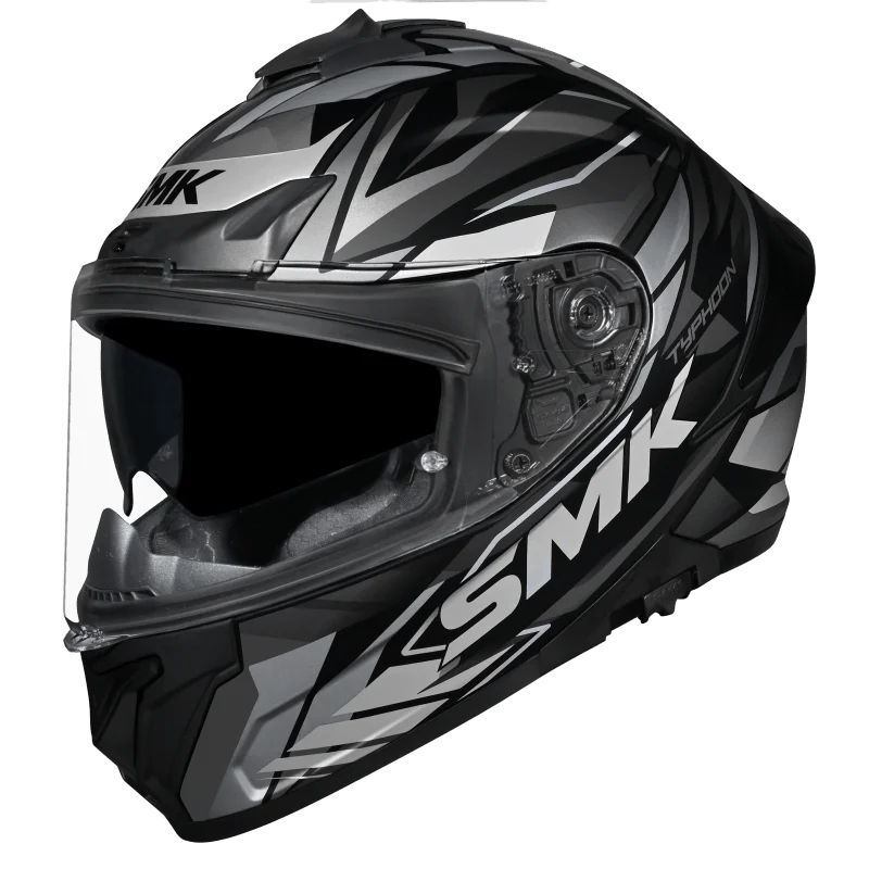 SMK Helmet Typhoon Rival MA266 - Matt Grey