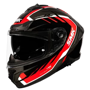 SMK Helmet Typhoon Aerot GL632 – Gloss Black Red