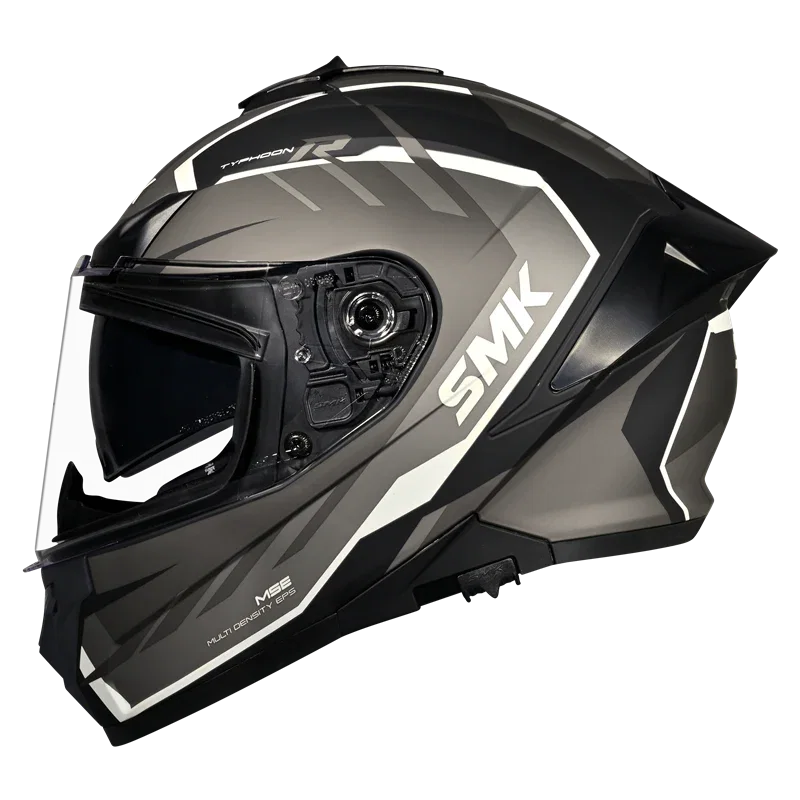 SMK Helmet Typhoon Aerot GL266 - Gloss Grey - Image 5
