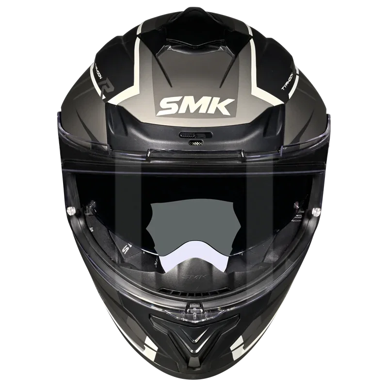 SMK Helmet Typhoon Aerot GL266 - Gloss Grey - Image 2