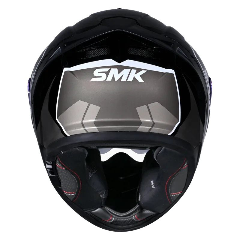 SMK Helmet Typhoon Aerot GL266 - Gloss Grey - Image 3