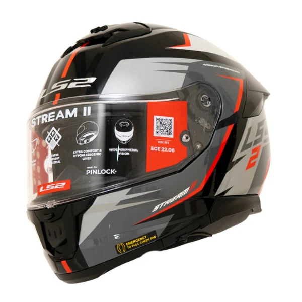 LS2 FF320 Stream II Meteor - Black Red